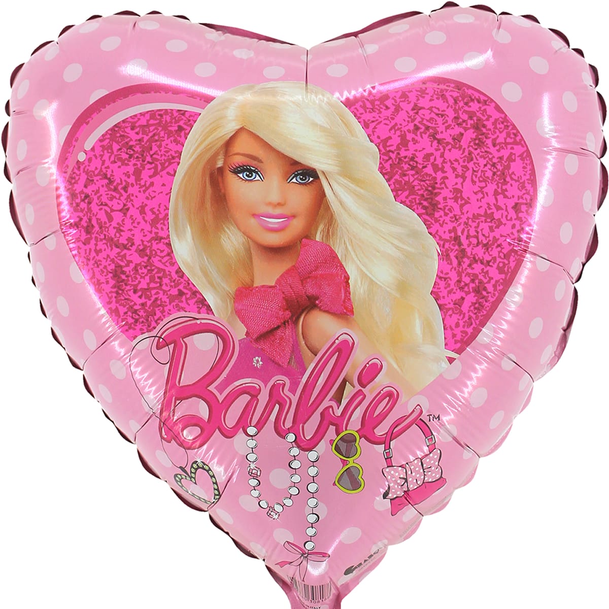 Фольгована кулька Barbie Барбі з бантом