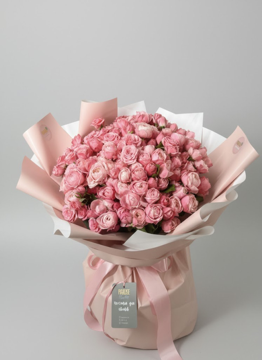 Flower Bouquet «Silva Pink Luxury» (51 шт)