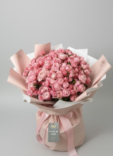 Flower Bouquet «Silva Pink Luxury» (51 шт)