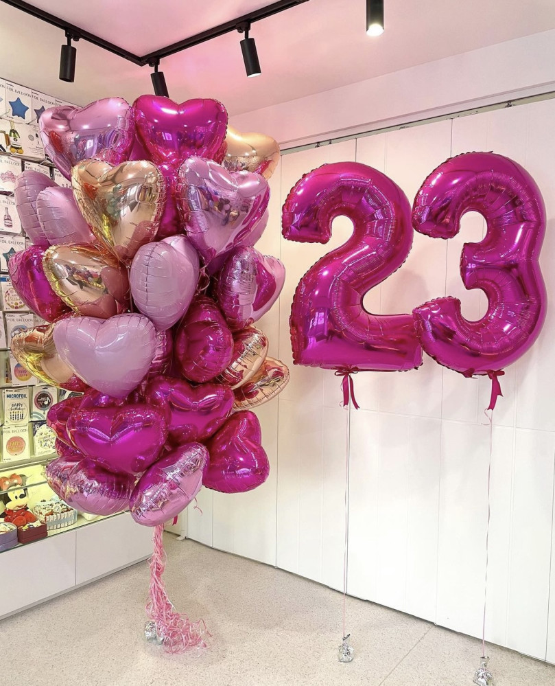 Композиція гелієвих кульок «Sweet 23»