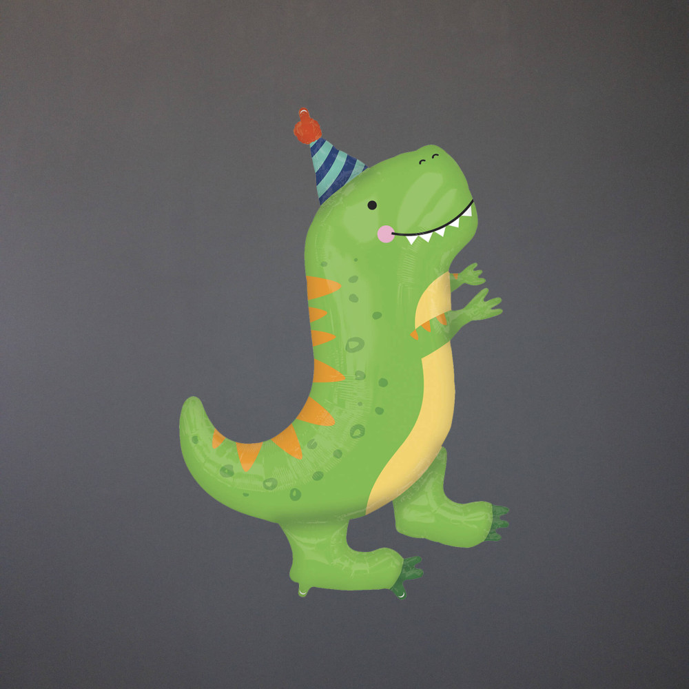 Фольгована гелієва фігура Динозавр T-REX