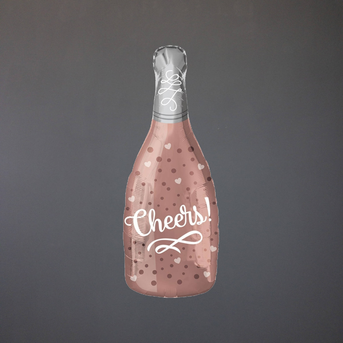 Фольгована гелієва фігура Пляшка cheers