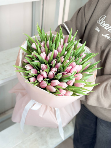 Flower Bouquet «Spring Grace» (51 тюльпан)