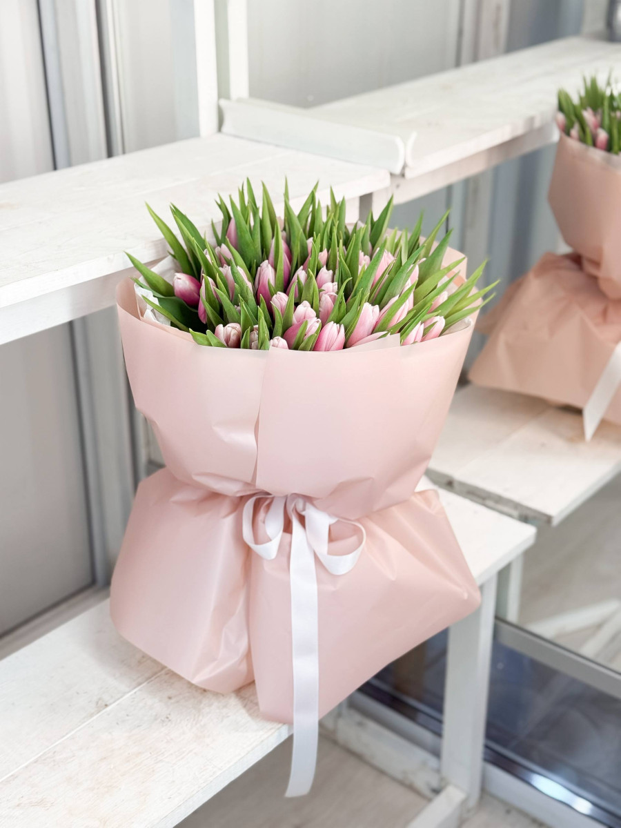Flower Bouquet «Spring Grace» (51 тюльпан)