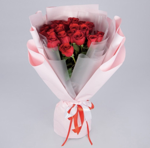 Flower Bouquet «Red Passion» (25 троянд)