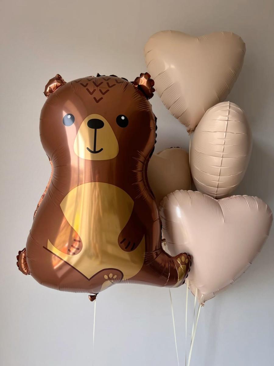 Композиція гелієвих кульок Bear
