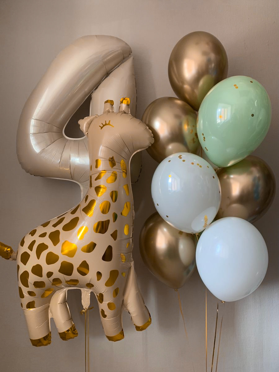 Композиція гелієвих кульок Giraffe