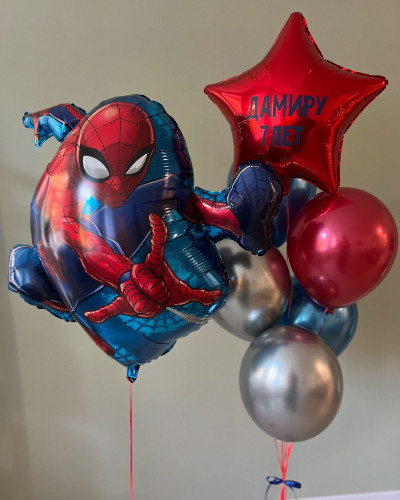 Композиція гелієвих кульок Spider man