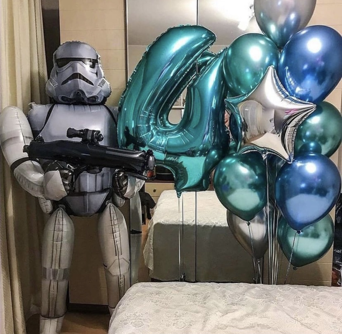 Композиція гелієвих кульок Darth Vader