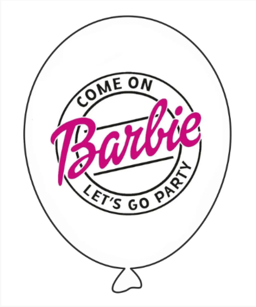 Гелієві кульки Barbie Барбі