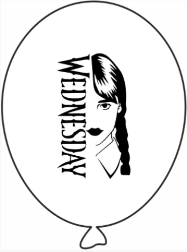 Гелієві кульки Венздей Wednesday
