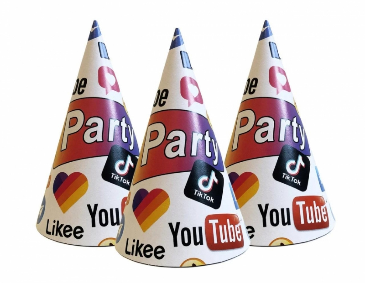 Ковпаки святкові 15 см «Party» 