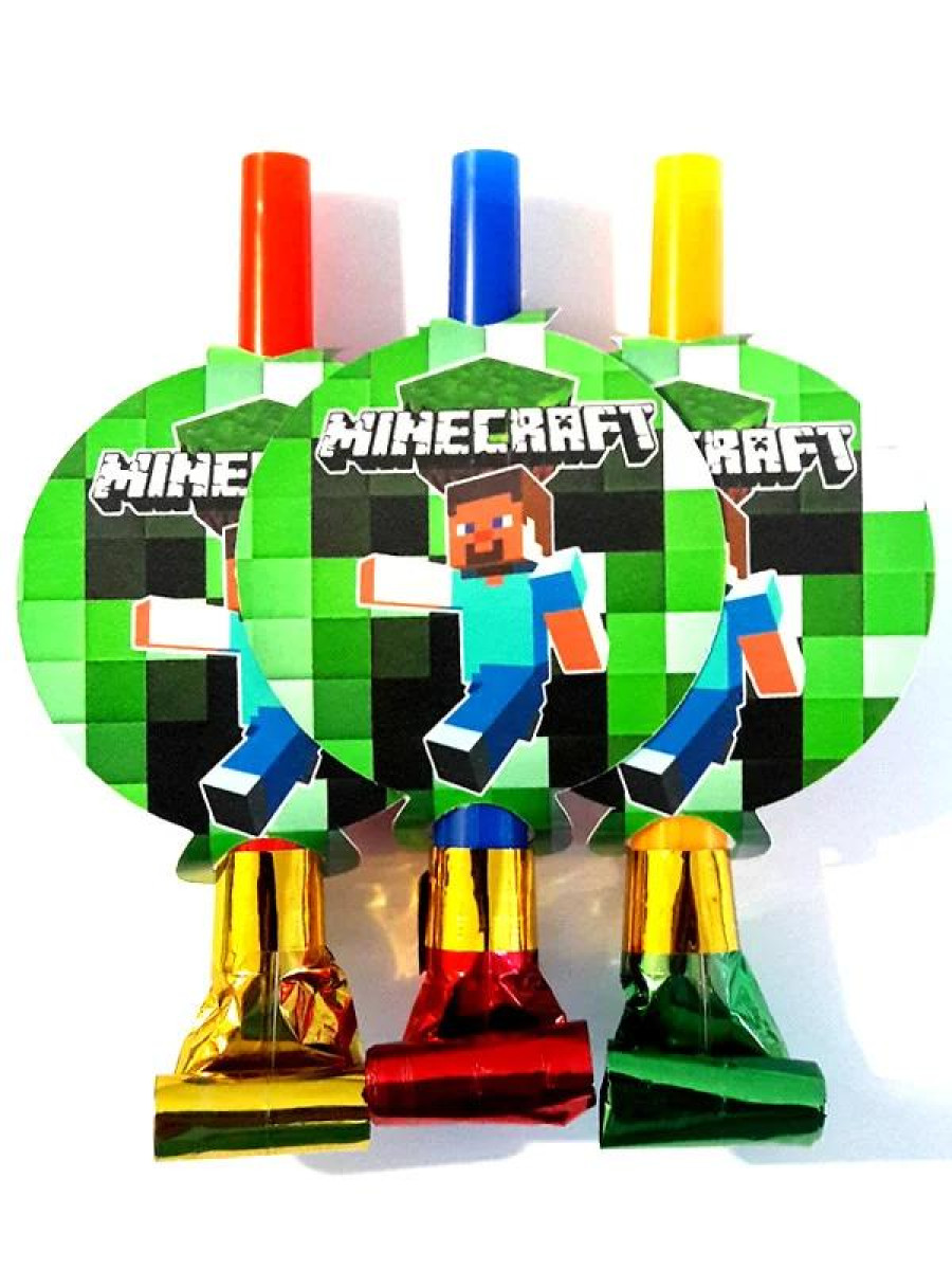 Язички гудки «Minecraft» упаковка 6 шт. 