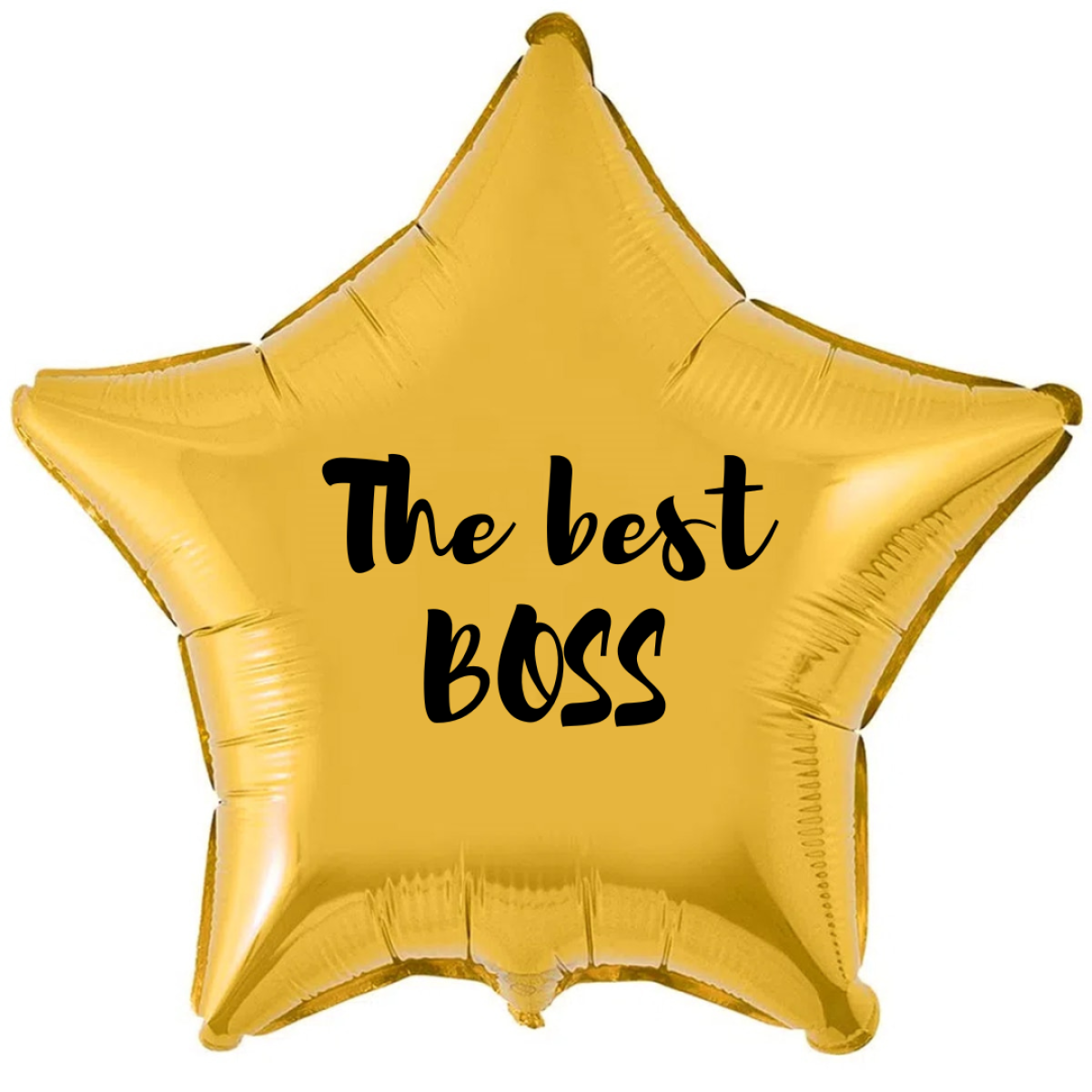 Фольгована зірка 18д. «The best Boss»