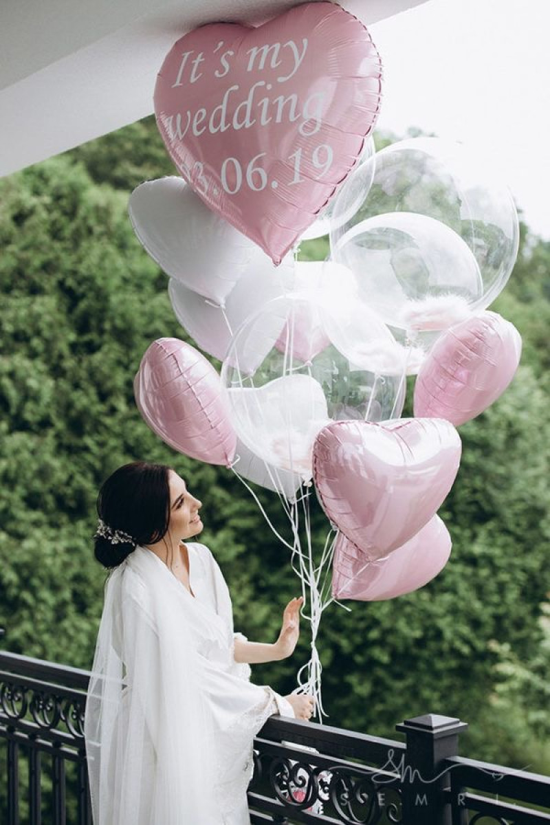 Композиція гелієвих кульок It's my wedding