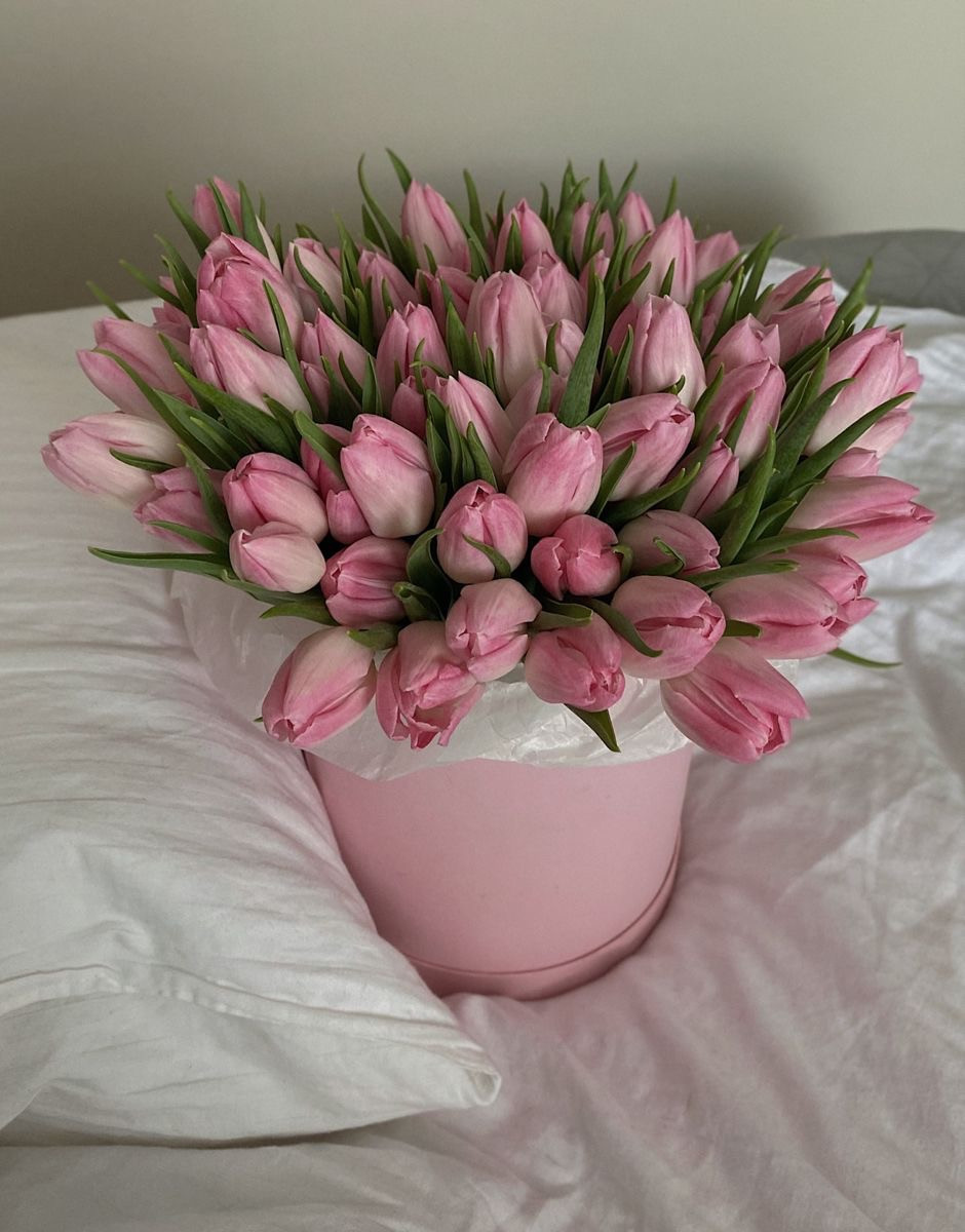 Flower Box 51 Рожевий тюльпан