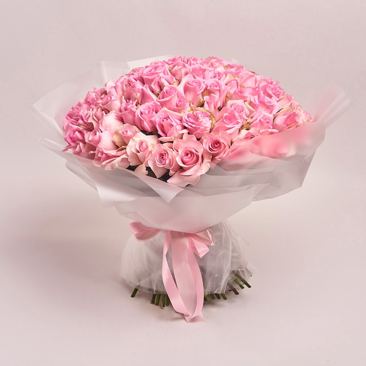 Flower Bouquet «Pink Perfection» (101 троянда)