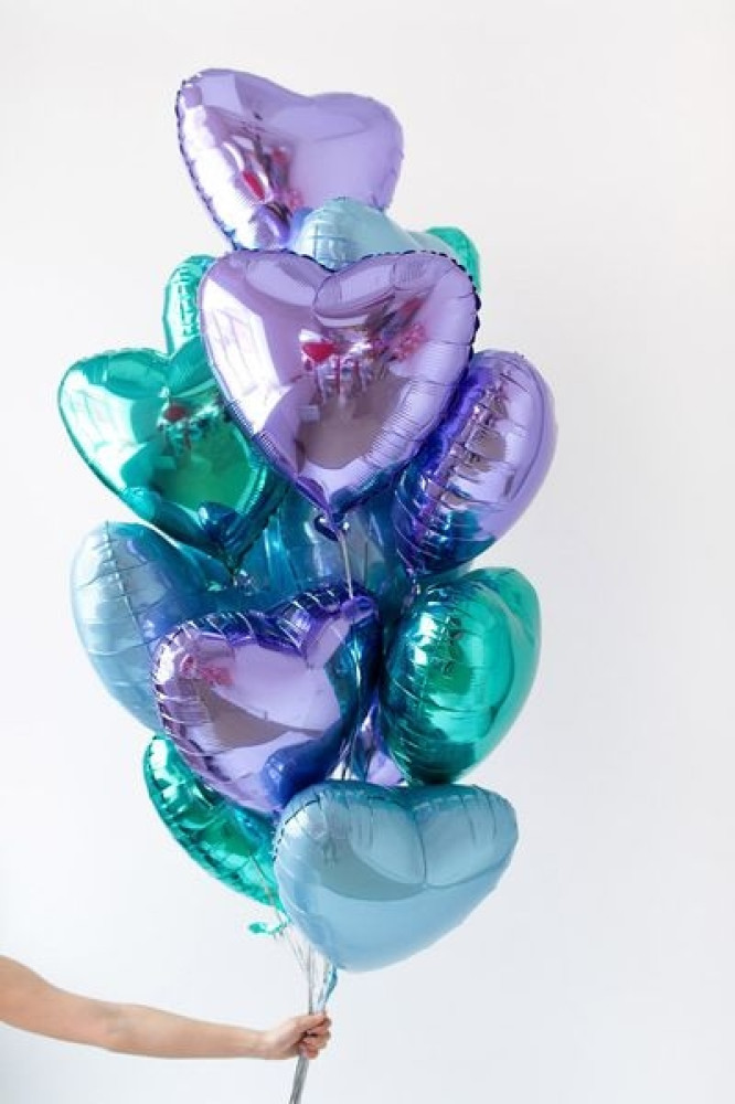 Композиція гелієвих кульок «Violet Style»