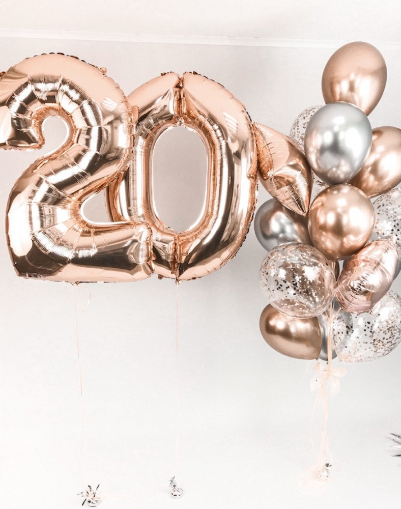 Композиція гелієвих кульок «Sweet 20»