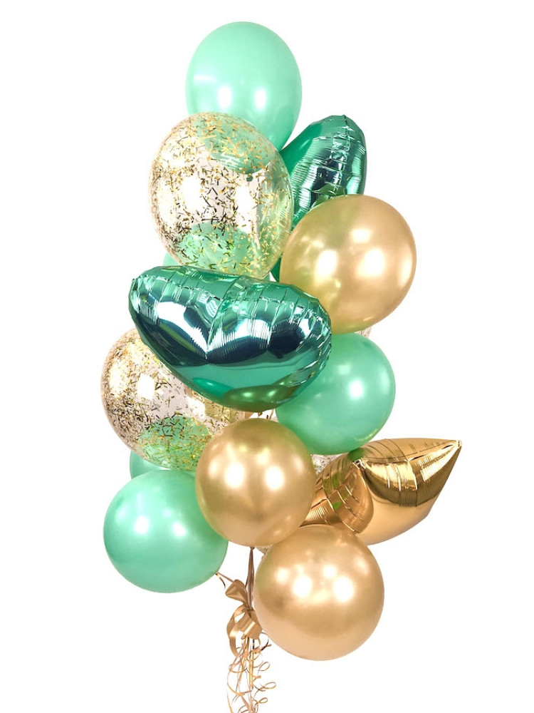 Композиція гелієвих кульок «Turquoise wave»