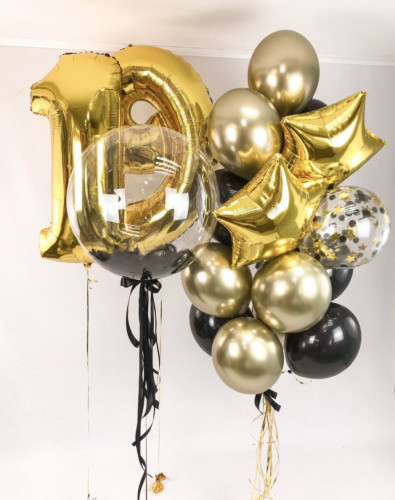 Композиція гелієвих кульок « I'm already 19» 