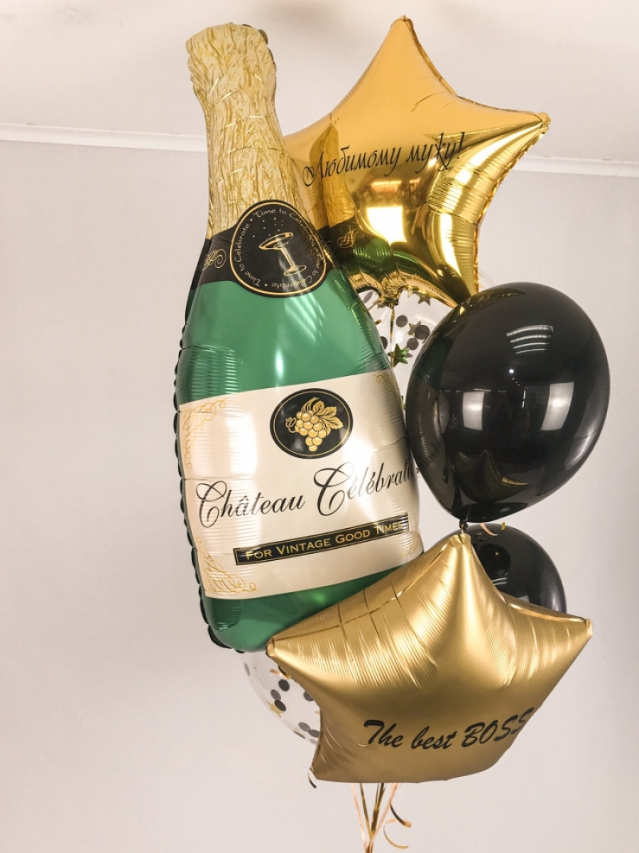 Композиція гелієвих кульок «Chin Chin» 