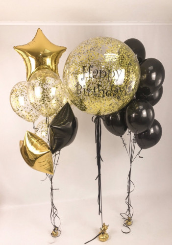 Композиція гелієвих кульок «Happy holiday» 