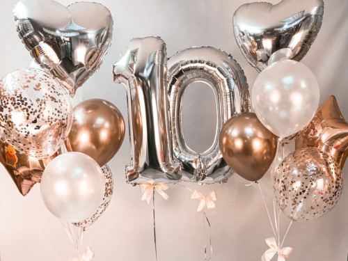 Композиція гелієвих кульок «I'm 10»