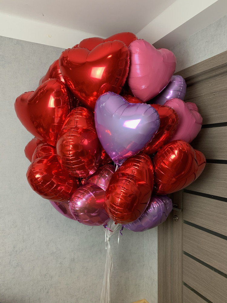 Композиція гелієвих кульок Love u