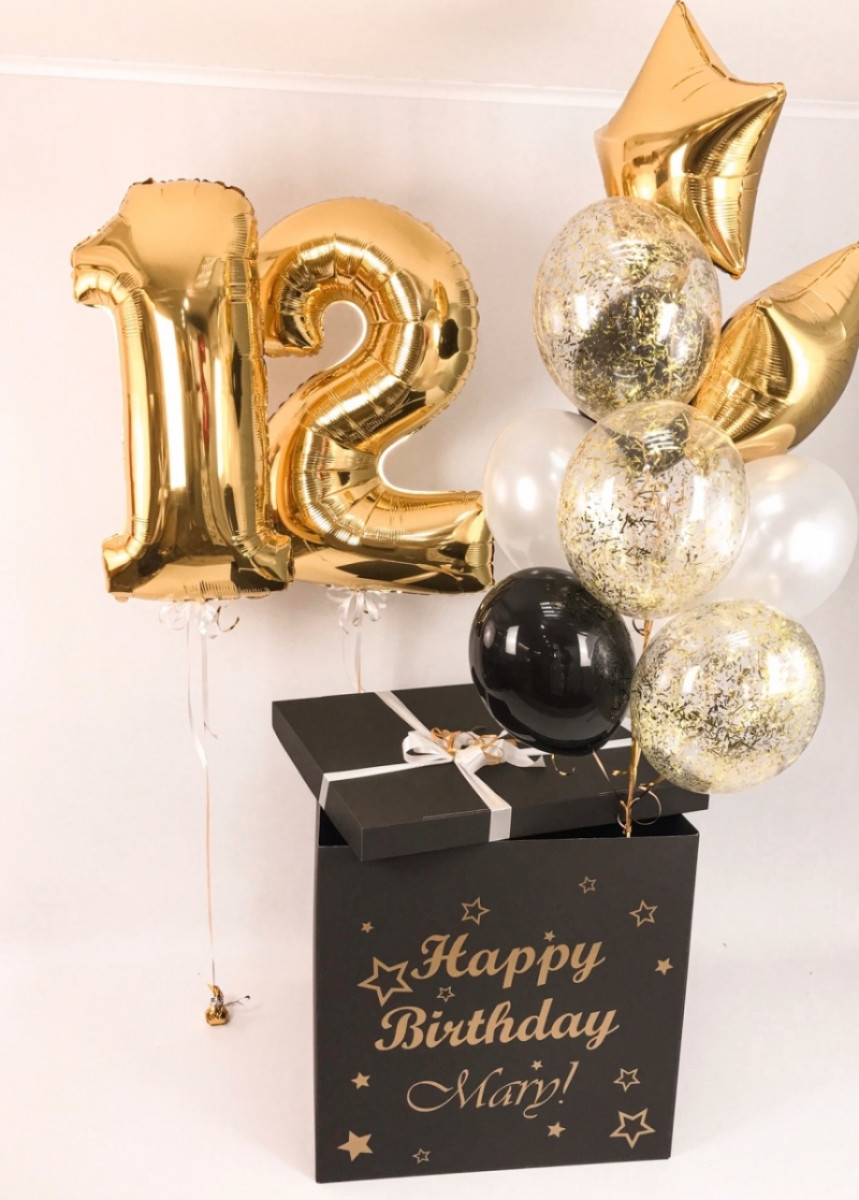 Коробка сюрприз «Happy birthday Mary»