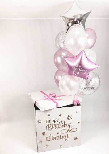 Коробка-сюрприз «Happy birthday, Elisabet!»