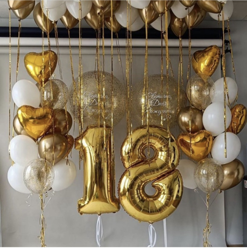 Композиція гелієвих кульок «The Best Day»