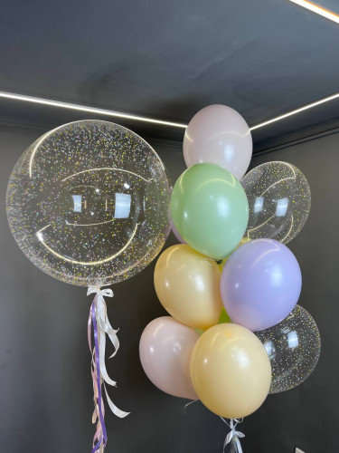 Композиція гелієвих кульок «Colorful balls»