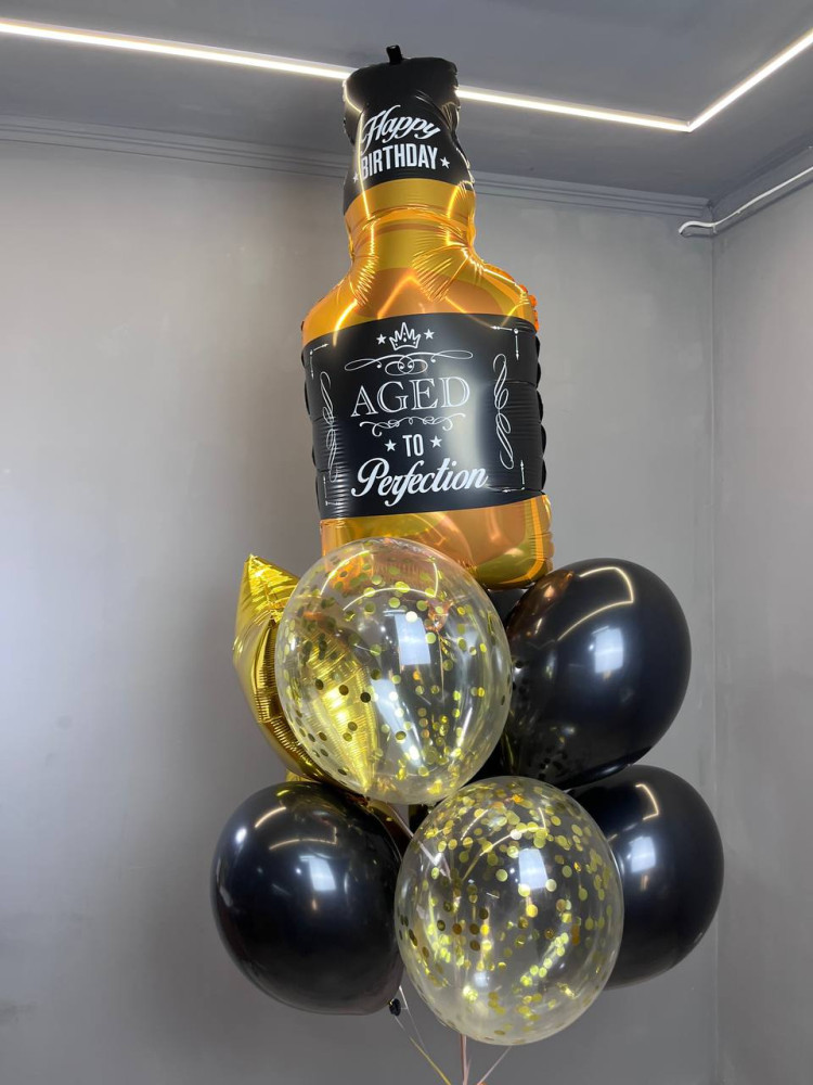 Композиція гелієвих кульок Bottle